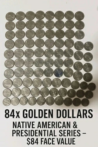84枚の米国金貨 - 額面84ドル - サカガウィア＆大統領ロット