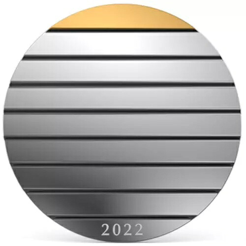 2022 ラトビア ユーロ 5 ユーロ シルバー プルーフ コイン UPWARD ラトビア バンカ 100 年