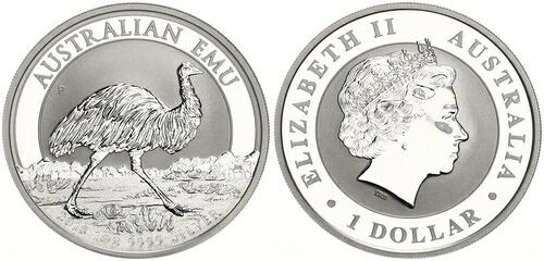2018年オーストラリア1ドルエミューストリート119526- 55,440円