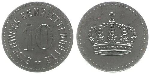 10 Pfennig Without Year Przemkov、ポーランド、Henriettenh?tte XF 56151｜WORLD RESOURCE【KING店】