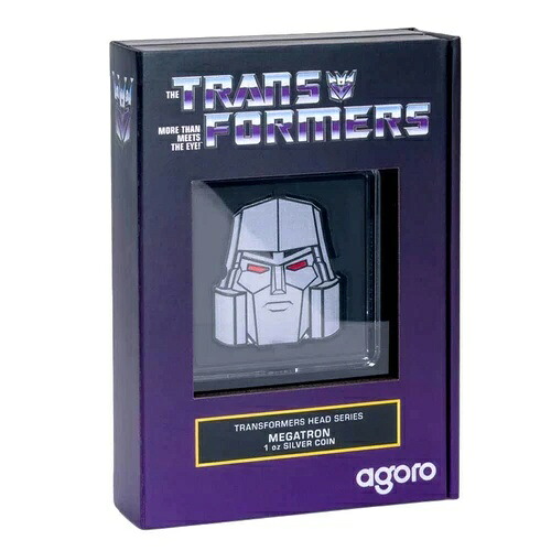 2024年 トランスフォーマー ヘッズ メガトロン 1オンス シルバーコイン 1984年製 アゴロミント発行｜WORLD RESOURCE【KING店】