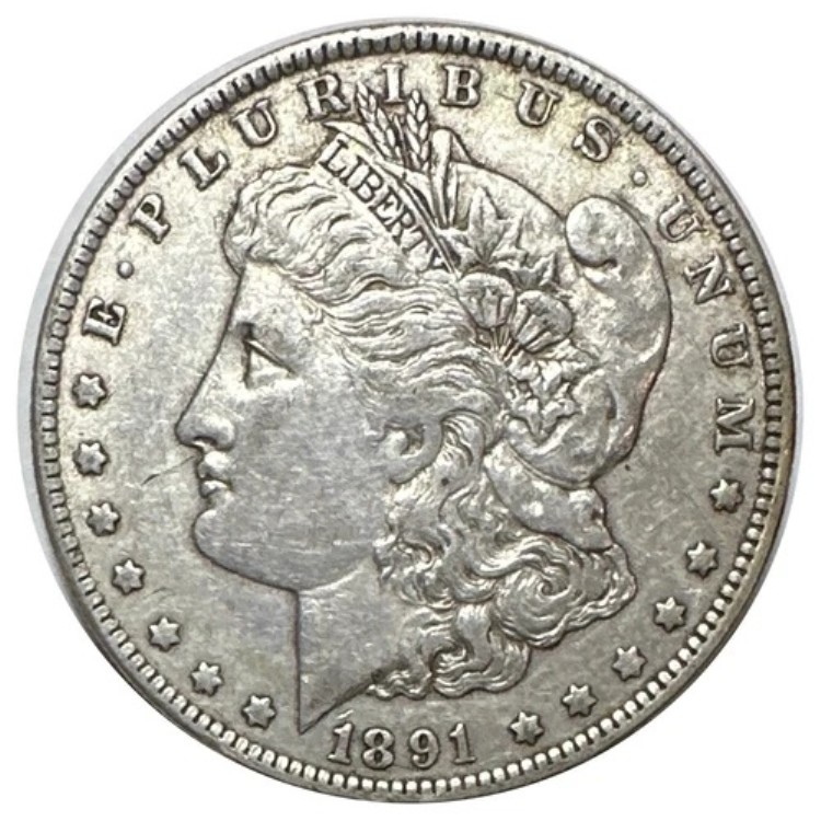 1891-O 米国銀貨 モルガン 1ドル - 良品 XF/++｜WORLD RESOURCE【KING店】