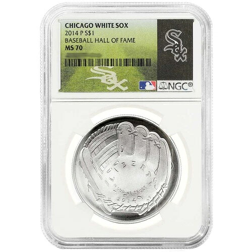 2014-P $1 野球殿堂入りシルバーダラー NGC MS70 ホワイトソックス MLB ラベル｜WORLD RESOURCE【KING店】