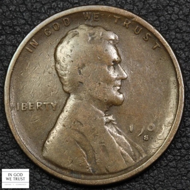 1909年 Sリンカーン小麦銅貨 1セント