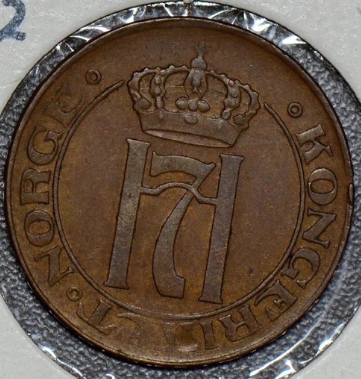 ノルウェー 1922 5 Ore N0085 複合輸送