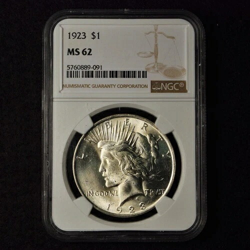 ?PCGS NGC 米国銀貨 平和ドル 1921-35 ? BU UNC グレード付きエステートロットコイン?