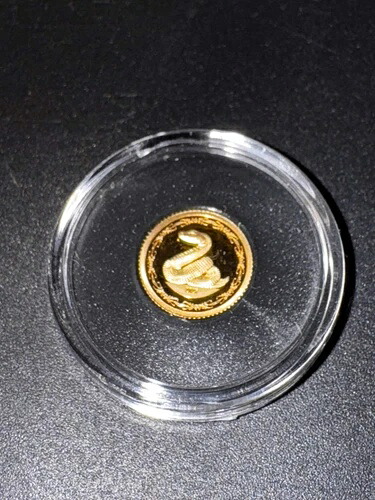 CIT 2024 0.5グラム金貨 0.999スネークコイン