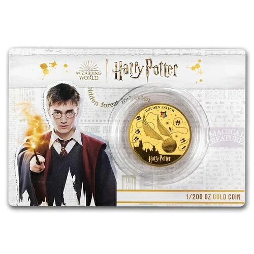 2024年サモア1/200オンス金貨ハリー・ポッター：ゴールデンスニッチ 58,080円