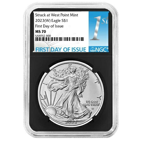 2023年 (W) 1ドル アメリカン シルバー イーグル NGC MS70 FDI ファーストラベル レトロコア