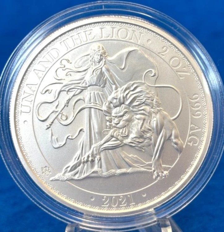 楽天市場】2021年 イギリス ウナとライオン オルダニー 5ポンド 2oz