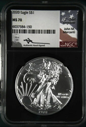 2020年 地金 シルバーイーグル NGC MS-70｜WORLD RESOURCE【KING店】
