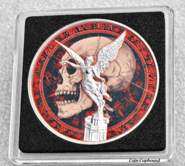 2023年 - リベルタッド - 死者の日「ディア・ロス・ムエルトス」 - 1オンスのデザイン強化コイン｜WORLD RESOURCE【KING店】