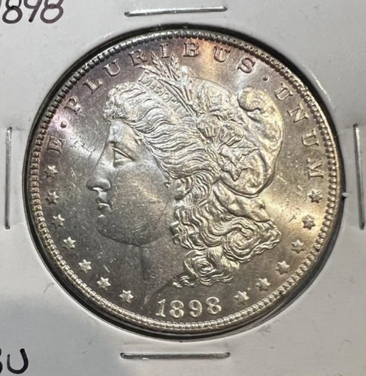 1898年 1ドルモルガン銀貨?高品位。裏面は見事な美しさ。｜WORLD RESOURCE【KING店】
