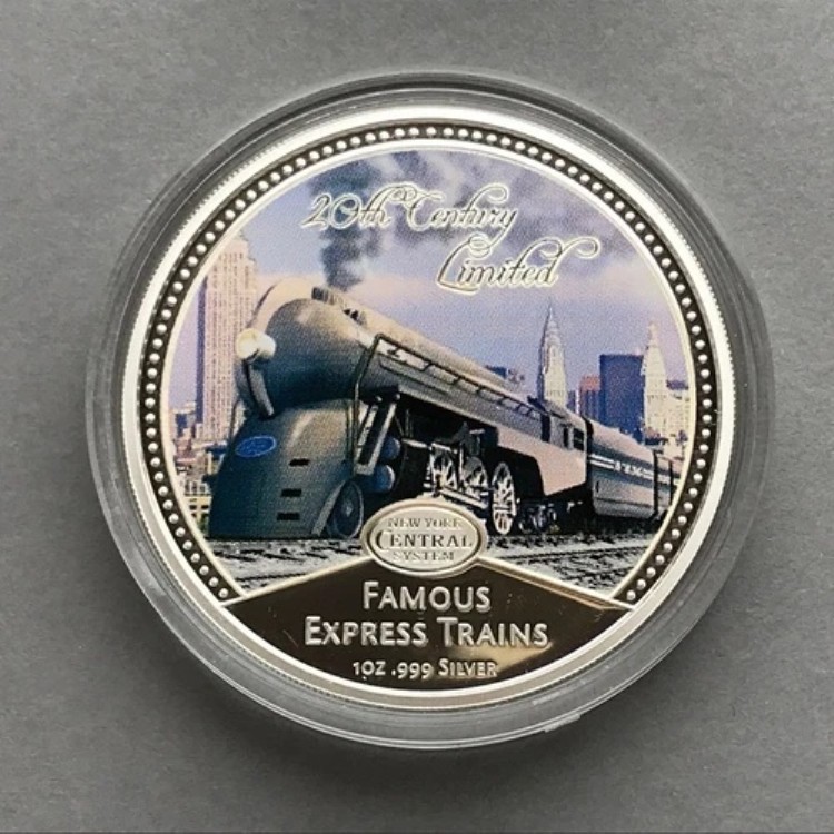 ニウエ 銀貨 2ドル 2010年 機関車 20世紀限定 鉄道証明書｜WORLD RESOURCE【KING店】