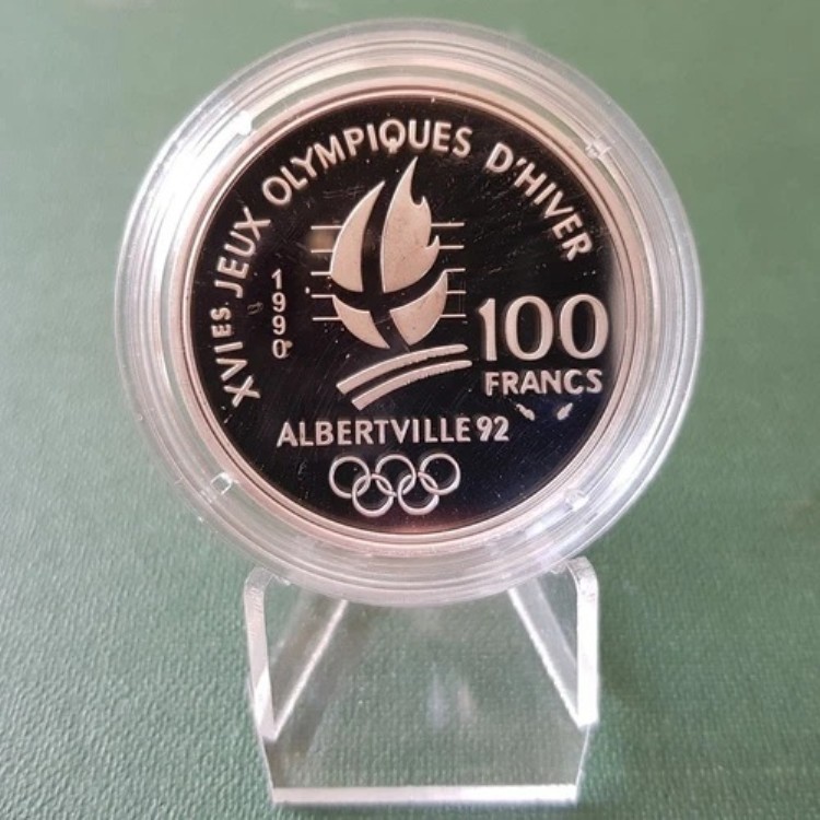 楽天市場】【ALBERTVILLE 92】 アンティークコイン フランス 100フラン