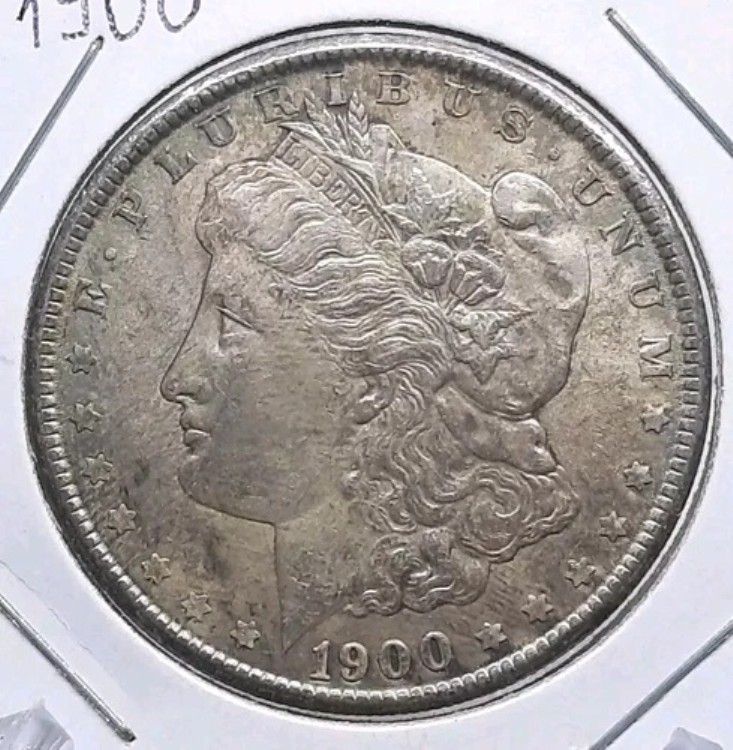 1900年 P US モルガン シルバー ドル アメリカ リバティ コイン
