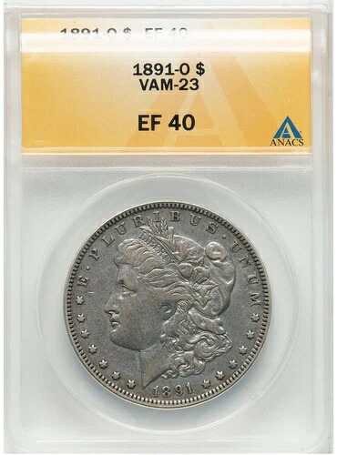 1891年 - O モルガン シルバードル - VAM 23 ダブル「8」 - 斜めの日付｜WORLD RESOURCE【KING店】