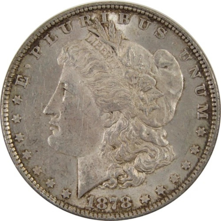 1878年 7TF Rev 78 モルガン・ダラー ボーダーライン アンクル 90% シルバー SKU:I7639｜WORLD RESOURCE【KING店】