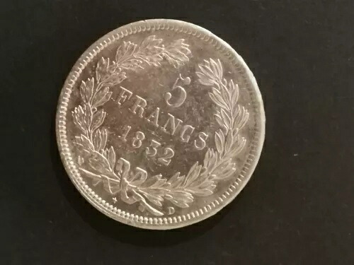 フランス 5フラン 1832年 ルイ・フィリップ1世 銀貨｜WORLD RESOURCE【KING店】 68,365円