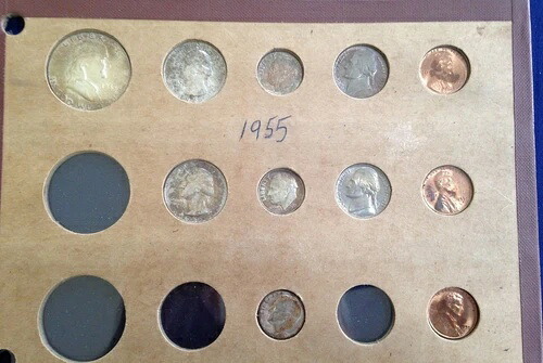 1955年 アメリカ 11枚セット シルバー レインボートーン BUイヤーセット クラシックコイン E0875｜WORLD RESOURCE【KING店】