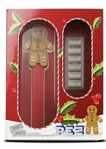 新品 シルバー PEZ Pamp Suisse クリスマス 2020 ジンジャーブレッドマン ディスペンサーバー 約1オンス｜WORLD RESOURCE【KING店】
