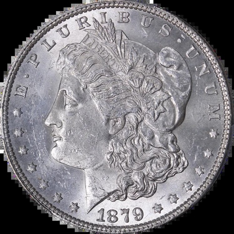 1879-P モルガン銀貨 PCGS MS63 美しい外観 美しい光沢｜WORLD RESOURCE【KING店】 68,365円