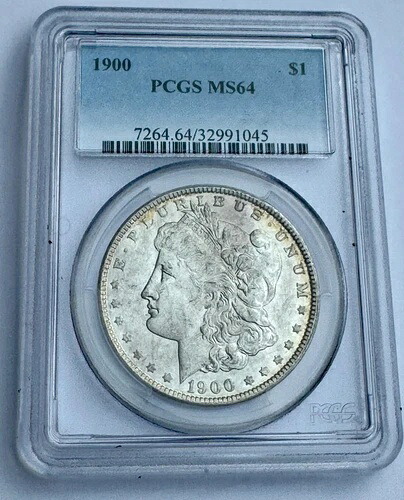 1900年 モルガン銀貨 MS64 PCGS #045｜WORLD RESOURCE【KING店】