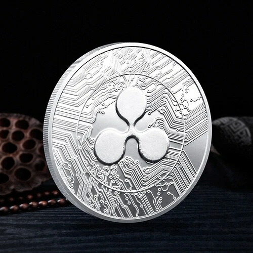 リップルコイン記念金属工芸装飾シルバープレート100枚｜WORLD RESOURCE【KING店】