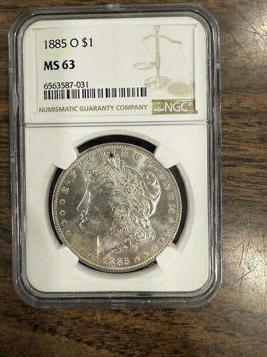 1885年 O モルガン銀貨 NGC MS63｜WORLD RESOURCE【KING店】