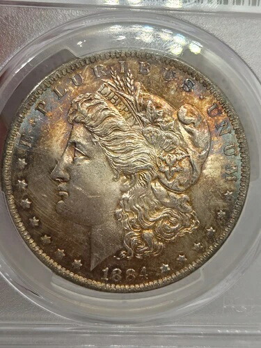 1884年 O $1 モルガン・ダラー PCGS MS63 トーン｜WORLD RESOURCE【KING店】