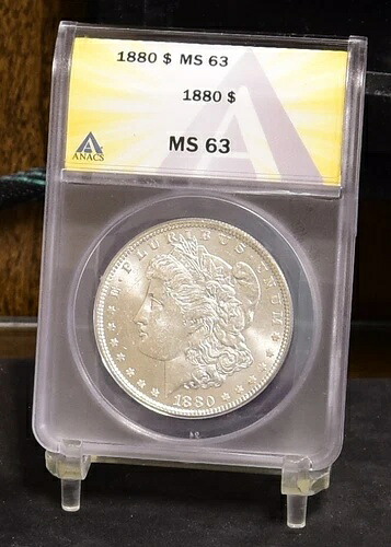 1880年モルガン・ダラー - ANACS MS63 (#55032-L)｜WORLD RESOURCE【KING店】