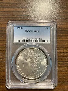 1900-P モルガン銀貨 $1 PCGS ミントステート 64 MS 64｜WORLD RESOURCE【KING店】
