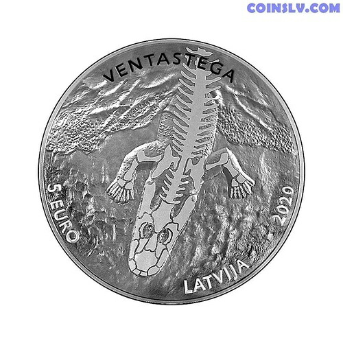 ベンタステガ シルバー ラトビア コイン 5 ユーロ 2020 + 冊子｜WORLD RESOURCE【KING店】