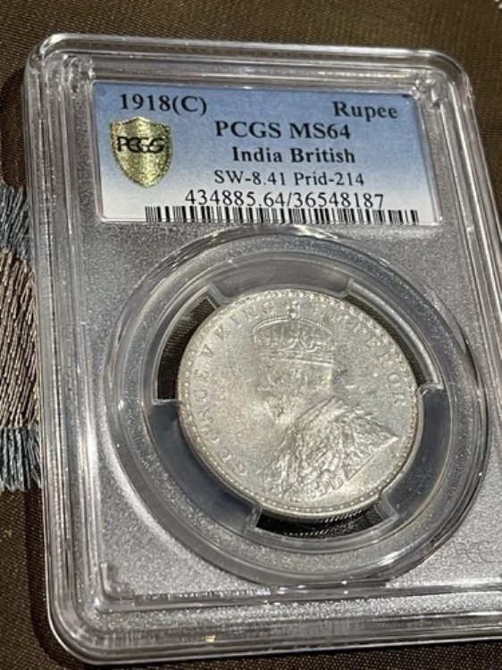 楽天市場】PCGS AU-D 1840年 インド ルピー銀貨 東インド会社