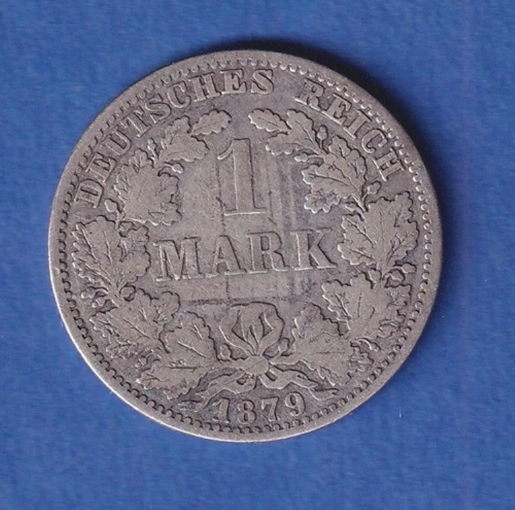 ドイツ帝国銀貨 1マルク 1879 A VF レア！｜WORLD RESOURCE【KING店】
