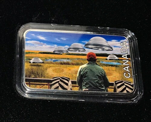 2024年 ランゲンブルグ事件 UFO 未解明現象 1オンス .9999 銀貨 カナダ｜WORLD RESOURCE【KING店】