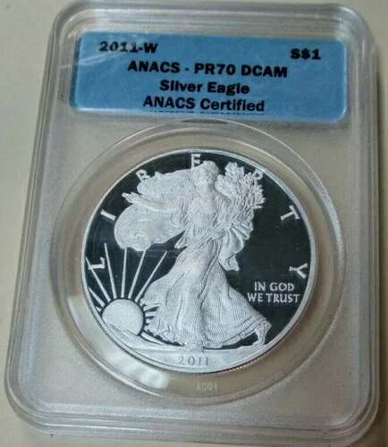 2011年 (W) アメリカンイーグル ANACS PR70 DCAM ウェストポイント製 プルーフ銀貨|WORLD RESOURCE【KING店】