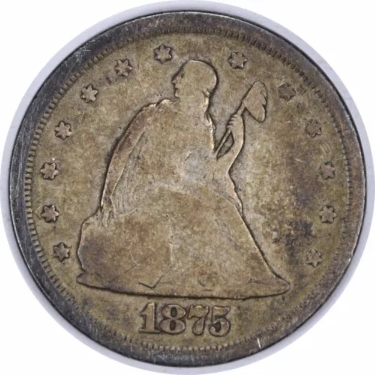 1875-S 20セント銀貨 G 未認定 #923｜WORLD RESOURCE【KING店】