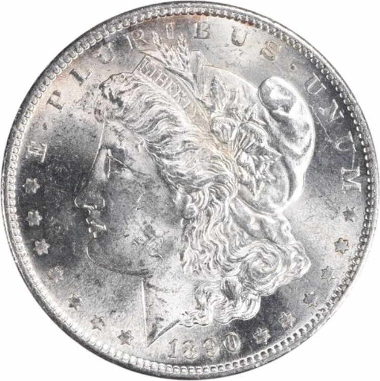1890-S モルガン銀貨 チョイス BU 未認定 #601|WORLD RESOURCE【KING店】
