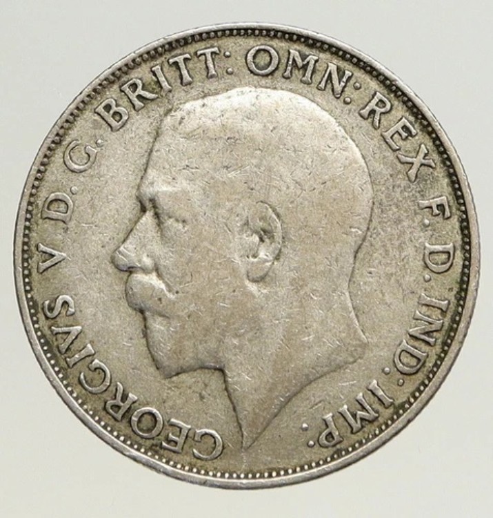 1922年 イギリス 英国 ジョージ5世 ビッグシルバー フローリンコイン i93588|WORLD RESOURCE【KING店】