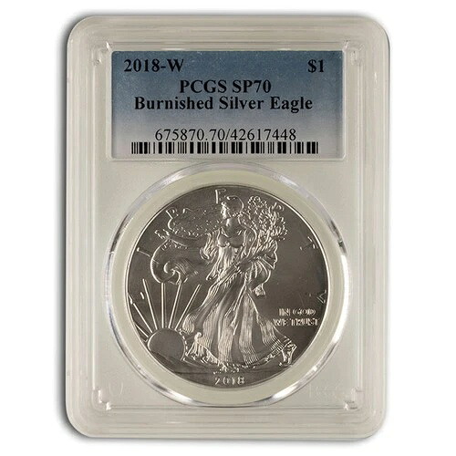 2018-W バーニッシュド アメリカン シルバー イーグル SP-70 PCGS|WORLD RESOURCE【KING店】