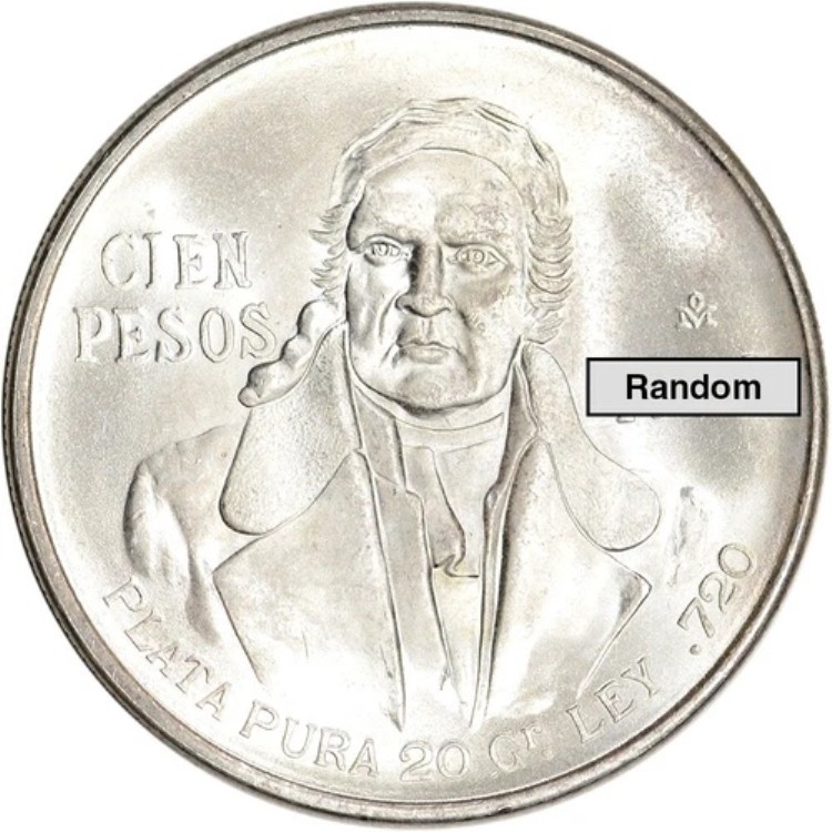 楽天市場】100ペソ メキシコ銀貨 - (1977-1979) - 平均発行枚数