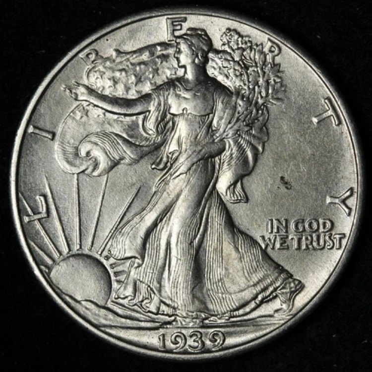 1939年ウォーキング・リバティ・シルバーハーフドル BU *未流通* MS E360 GTNM 52,800円