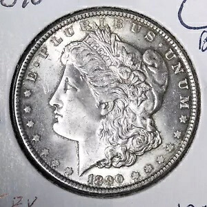 1890年 モルガン銀貨 チョイスBU *未流通* MS E205 TFX