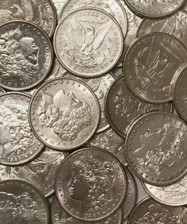 1878-1893年CCモルガン銀貨5枚セット - 未流通、混合年月