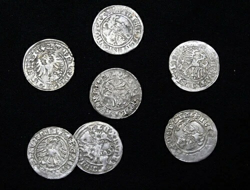 リトアニア銀貨ハーフ・グロシェン ? ポーランド王ジグムント1世(1506-1548)|WORLD RESOURCE【KING店】