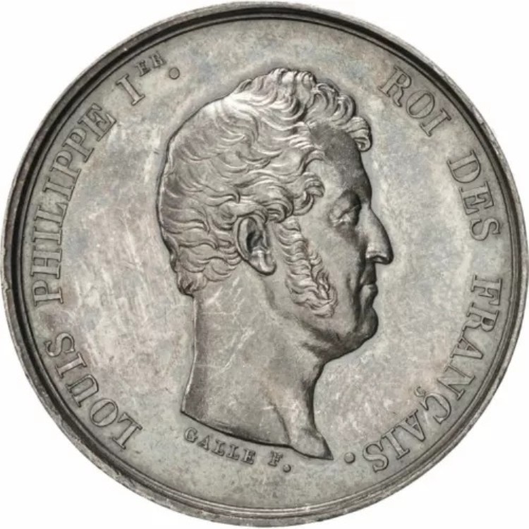 [#401147] フランス、トークン、公証人、1831年、MS、銀、ルルージュ:154｜WORLD RESOURCE【KING店】