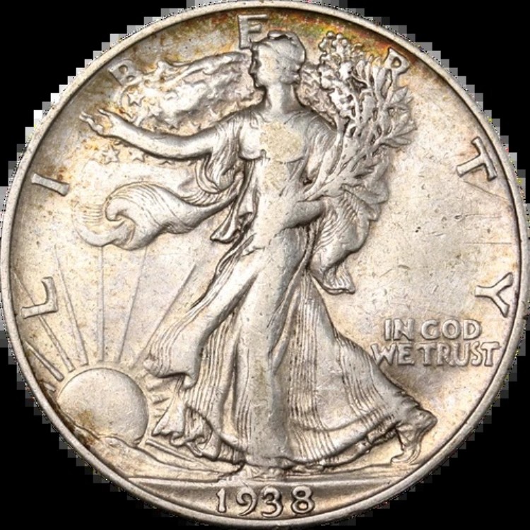 1938-D ウォーキング・リバティ・ハーフ - エグゼクティブ・コイン・カンパニーの重要日付のお買い得品