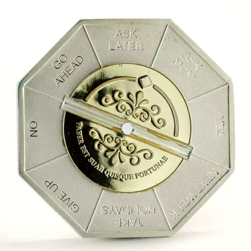 コンゴ 10フラン 決定コイン メイク・ユア・フェイト プルーフ銀貨 2007年