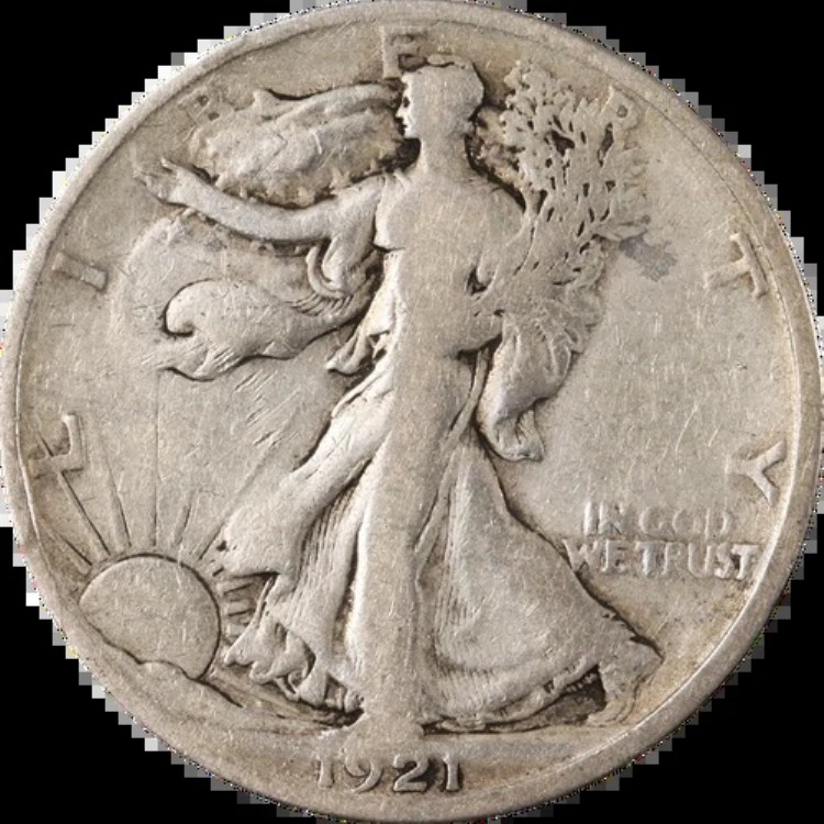 エグゼクティブ・コイン・カンパニーの1921-Sウォーキング・リバティ・ハーフのお買い得品